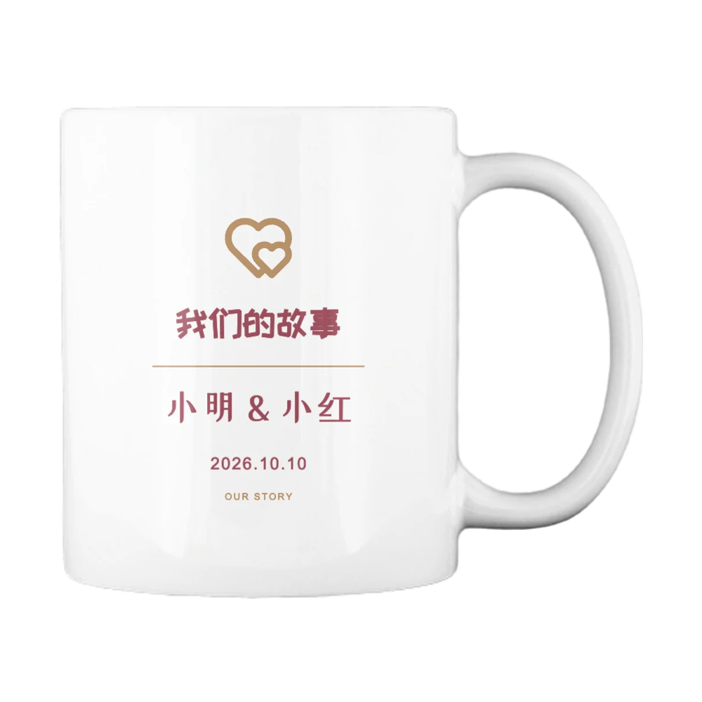 情侣礼物定制效果示例(可编辑模板)