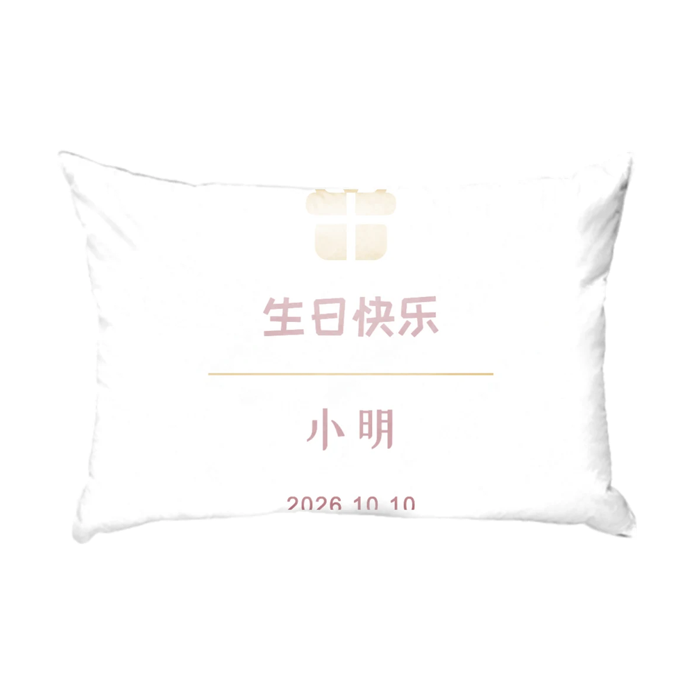 生日纪念定制效果示例(可编辑模板)